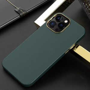 Platinum PC Case For Apple iPhone Series - iPhone 14, Green