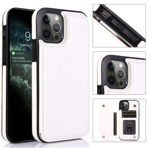 Retro Wallet Case for Apple - iPhone 15 Pro Max, White