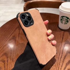 Suede Fabric Case For Apple - iPhone 11, Brown