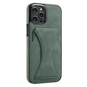 Leather Wallet Case for Apple - iPhone 13, Green