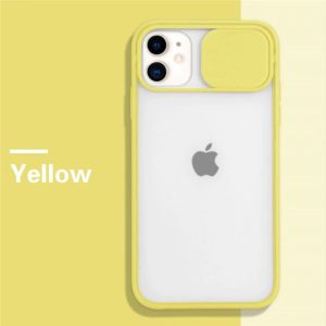 Sliding Camera Protection Case for Apple iPhone Series - iPhone 11 Pro, Yellow