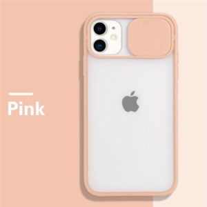 Sliding Camera Protection Case for Apple iPhone Series - iPhone 7/8 Plus, Pink
