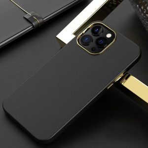 Platinum PC Case For Apple iPhone Series - iPhone 12/12 Pro, Black