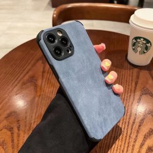 Suede Fabric Case For Apple - iPhone 11 Pro Max, Blue