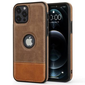Designer Leather Case for Apple - iPhone 14 Pro, Brown