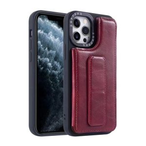 Premium Wallet Case For Apple - iPhone 12 Pro Max, Maroon