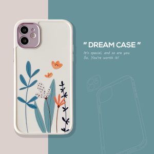 Premium Designer Case Cover for Apple iPhone Series - iPhone 12, Minimal Bouqet