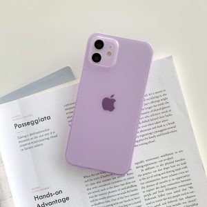 Ultra Thin Back Case for Apple - iPhone 12 Pro, Purple