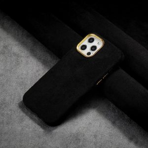 Premium Fabric Case For Apple iPhone Series - iPhone 13 Pro Max, Black