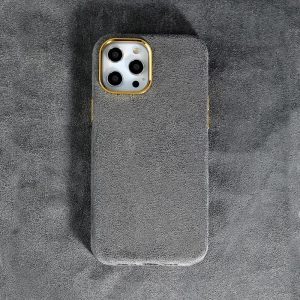 Premium Fabric Case For Apple iPhone Series - iPhone 13 Pro Max, Grey