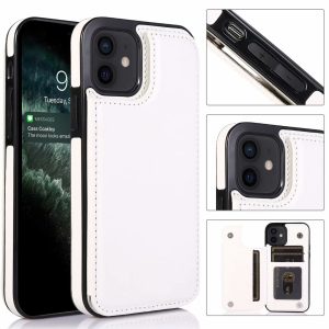 Retro Wallet Case for Apple - iPhone 13 Pro Max, White