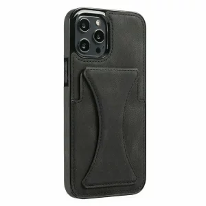 Leather Wallet Case for Apple - iPhone 14 Pro, Black