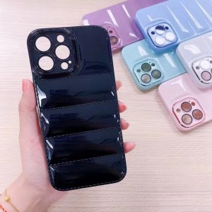 Luxury Puffer Case For Apple iPhone Series - iPhone 11, Black