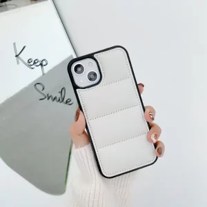 Silicone Puffer Cover For Apple - iPhone 13, White